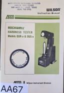 Rockwell-Rockwell Hardness Tester – Models OUR-a & OUS-a Instruction Manual-OUR-a & OUS-a-01